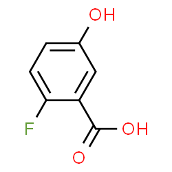 ChemSpider 2D Image | 2-Fluoro-5-hydroxybenzoic acid | C7H5FO3