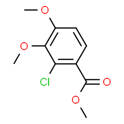 ChemSpider 2D Image | METHYL 2-CHLORO-3,4-DIMETHOXYBENZOATE | C10H11ClO4