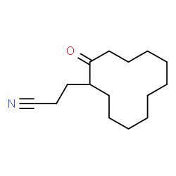 ChemSpider 2D Image | 3-(2-Oxocyclododecyl)propanenitrile | C15H25NO
