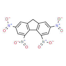 ChemSpider 2D Image | 2,4,5,7-Tetranitro-9H-fluorene | C13H6N4O8