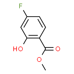 ChemSpider 2D Image | Methyl 4-fluoro-2-hydroxybenzoate | C8H7FO3