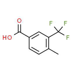 ChemSpider 2D Image | 4-Methyl-3-(trifluoromethyl)benzoic acid | C9H7F3O2