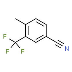 ChemSpider 2D Image | 4-Methyl-3-(trifluoromethyl)benzonitrile | C9H6F3N