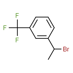 ChemSpider 2D Image | 3-(1-BROMOETHYL)BENZOTRIFLUORIDE | C9H8BrF3