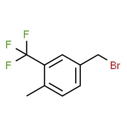 ChemSpider 2D Image | 4-Methyl-3-(trifluoromethyl)benzyl bromide | C9H8BrF3