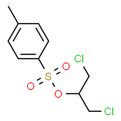 ChemSpider 2D Image | 1,3-Dichloro-2-propanyl 4-methylbenzenesulfonate | C10H12Cl2O3S