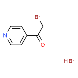 ChemSpider 2D Image | 4-(Bromoacetyl)pyridine hydrobromide | C7H7Br2NO