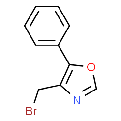ChemSpider 2D Image | 4-(bromomethyl)-5-phenyloxazole | C10H8BrNO