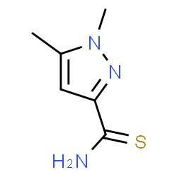 ChemSpider 2D Image | 1,5-DIMETHYL-1H-PYRAZOLE-3-CARBOTHIOAMIDE | C6H9N3S