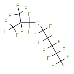 ChemSpider 2D Image | PERFLUORO-2-TRIFLUOROMETHYL-4-OXANONANE | C9F20O