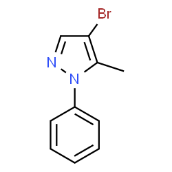 ChemSpider 2D Image | 4-Bromo-5-methyl-1-phenyl-1H-pyrazole | C10H9BrN2