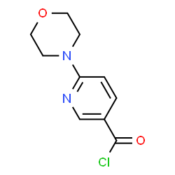 ChemSpider 2D Image | 6-Morpholinonicotinoyl Chloride | C10H11ClN2O2
