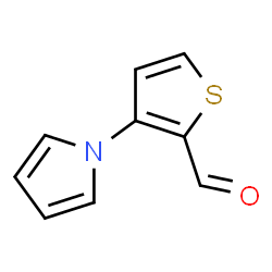 ChemSpider 2D Image | 3-(1H-Pyrrol-1-yl)-2-thiophenecarbaldehyde | C9H7NOS