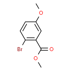 ChemSpider 2D Image | Methyl 2-bromo-5-methoxybenzoate | C9H9BrO3