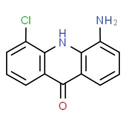 ChemSpider 2D Image | 4-Amino-5-chlor-9(10H)-acridinon | C13H9ClN2O