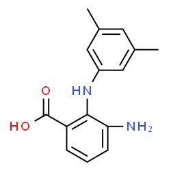 ChemSpider 2D Image | 3-Amino-2-[(3,5-dimethylphenyl)amino]benzoic acid | C15H16N2O2