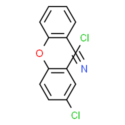 ChemSpider 2D Image | 2-(2,4-DICHLOROPHENOXY)BENZONITRILE | C13H7Cl2NO