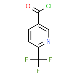 ChemSpider 2D Image | 6-(Trifluoromethyl)nicotinoyl chloride | C7H3ClF3NO