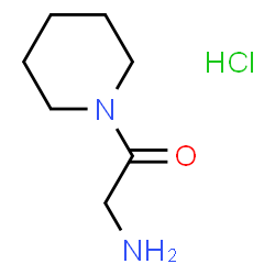 ChemSpider 2D Image | 2-amino-1-(piperidin-1-yl)ethanone hydrochloride | C7H15ClN2O