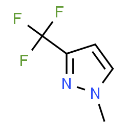 ChemSpider 2D Image | 1-Methyl-3-(trifluoromethyl)-1H-pyrazole | C5H5F3N2