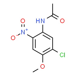 ChemSpider 2D Image | 5'-Chloro-4'-methoxy-2'-nitroacetanilide | C9H9ClN2O4