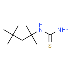 ChemSpider 2D Image | 1-(2,4,4-Trimethyl-2-pentanyl)thiourea | C9H20N2S