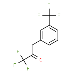 ChemSpider 2D Image | 1,1,1-Trifluoro-3-[3-(trifluoromethyl)phenyl]acetone | C10H6F6O