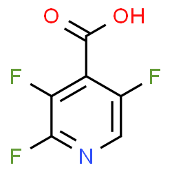 ChemSpider 2D Image | 2,3,5-Trifluoroisonicotinic acid | C6H2F3NO2