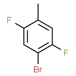 ChemSpider 2D Image | 1-Bromo-2,5-difluoro-4-methylbenzene | C7H5BrF2