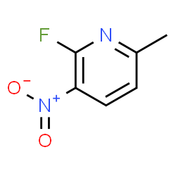 ChemSpider 2D Image | 2-Fluoro-6-methyl-3-nitropyridine | C6H5FN2O2