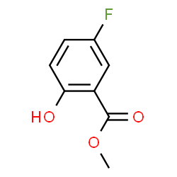ChemSpider 2D Image | Methyl 5-fluoro-2-hydroxybenzoate | C8H7FO3