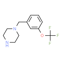 ChemSpider 2D Image | 1-[3-(Trifluoromethoxy)benzyl]piperazine | C12H15F3N2O
