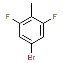 ChemSpider 2D Image | 5-Bromo-1,3-difluoro-2-methylbenzene | C7H5BrF2