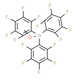 ChemSpider 2D Image | Methoxy[tris(pentafluorophenyl)]silane | C19H3F15OSi
