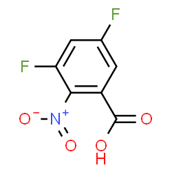 ChemSpider 2D Image | 3,5-Difluoro-2-nitrobenzoic acid | C7H3F2NO4