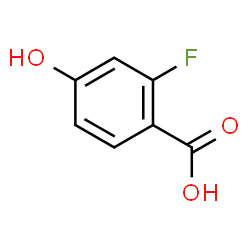 ChemSpider 2D Image | 2-Fluoro-4-hydroxybenzoic acid | C7H5FO3