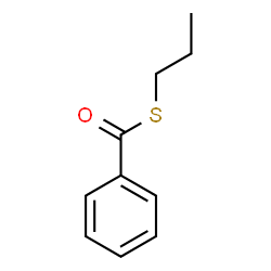 ChemSpider 2D Image | S-Propyl benzenecarbothioate | C10H12OS