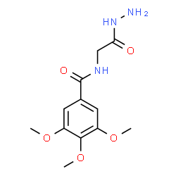 ChemSpider 2D Image | N-(2-Hydrazino-2-oxoethyl)-3,4,5-trimethoxybenzamide | C12H17N3O5