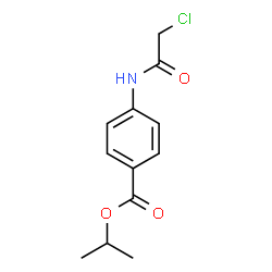 ChemSpider 2D Image | Isopropyl 4-[(chloroacetyl)amino]benzoate | C12H14ClNO3