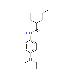 ChemSpider 2D Image | N-[4-(Diethylamino)phenyl]-2-ethylhexanamide | C18H30N2O