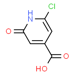 ChemSpider 2D Image | 4-pyridinecarboxylic acid, 2-chloro-6-hydroxy- | C6H4ClNO3