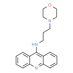 ChemSpider 2D Image | N-[3-(4-Morpholinyl)propyl]-9-acridinamine | C20H23N3O