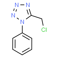 ChemSpider 2D Image | 5-(Chloromethyl)-1-phenyl-1H-tetrazole | C8H7ClN4