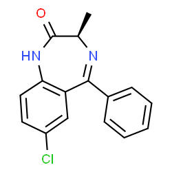 ChemSpider 2D Image | (R)-3-Methyldesmethyldiazepam | C16H13ClN2O