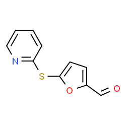 ChemSpider 2D Image | 5-(2-Pyridinylsulfanyl)-2-furaldehyde | C10H7NO2S
