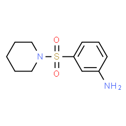 ChemSpider 2D Image | 3-(piperidinosulfonyl)aniline | C11H16N2O2S