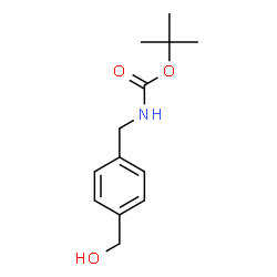 ChemSpider 2D Image | 4-(Boc-aminomethyl-phenyl)-methanol | C13H19NO3