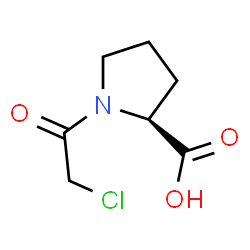 ChemSpider 2D Image | 1-(Chloroacetyl)-L-proline | C7H10ClNO3