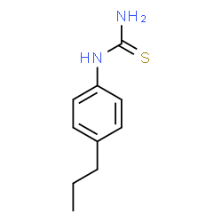 ChemSpider 2D Image | (4-propylphenyl)thiourea | C10H14N2S