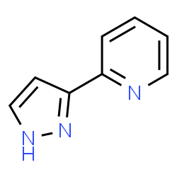 ChemSpider 2D Image | 3-(2-pyridyl)pyrazole | C8H7N3
